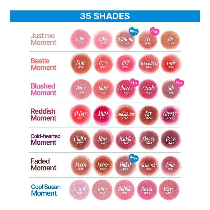 Fwee Lip Cheek Blurry Pudding Pot Tinta Maquillaje Coreano Color