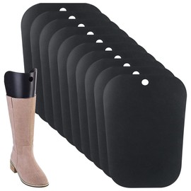 Tianher Boots Shoe Stretchers, Pack of 10 Reusable Boot-shaped Shoe Support, Black Plastic Support Shapes, Tool Shoe Stretchers for Long and Short Boots for Men and Women (12 Inches)