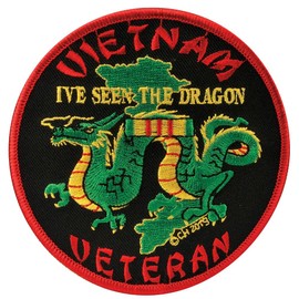 Vietnam Veteran I've Seen The Dragon Patch with Heat Seal