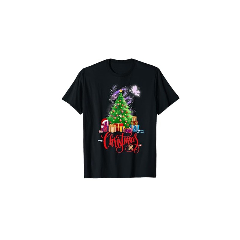 MD Medical Doctor Support Tees Fun Christmas Nurse T-Shirt