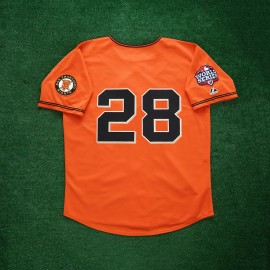 Majestic Buster Posey 2012 San Francisco Giants Men's Alt Orange World Series Jersey - XL