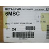 Metal-Fab 24 METAL-FAB 6" B-Vent Galvanized Storm Collars 6MSC Full
