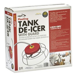 API Floating Water Tank Deicer Floating De-Icer with Guard, 1500 Watt (Item No. 521G)