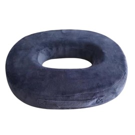 YANCONGLIDEYAN Orthopedic Memory Donut Ring Cushion Seat Cushions Foam Cushion for Relief of Haemorrhoids and Piles Suitable for Wheelchair Office Car Seat (blue)