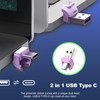 QUI Presentation Clicker for PowerPoint, RF 2.4GHz USB C Wireless