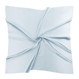 QIUTIMIY 35"x35" Like Silk Head Scarf for Women Satin Feel Large Square Scarf for Hair Wrapping and Sleeping Fashion Bandana((90cm) Square Scarf 25)