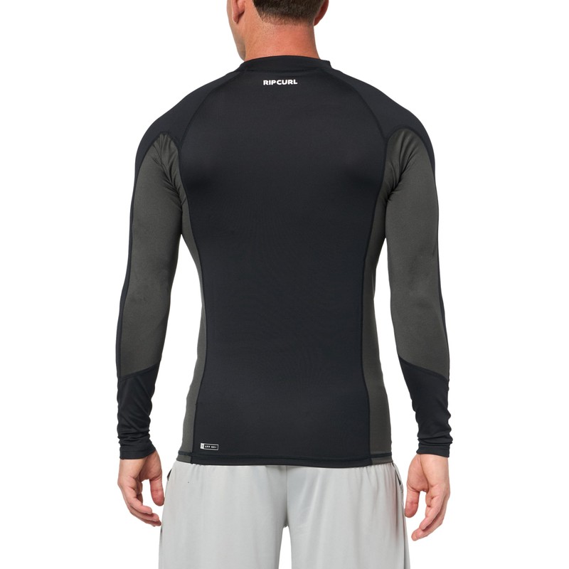 RIP CURL Mens Waves UPF Performance Long Sleeve Rash Vest