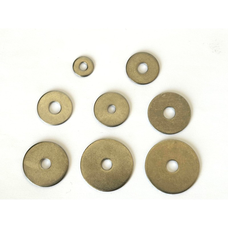 M5 x 20mm x 1.25mm Penny Mudguard Washer - Stainless