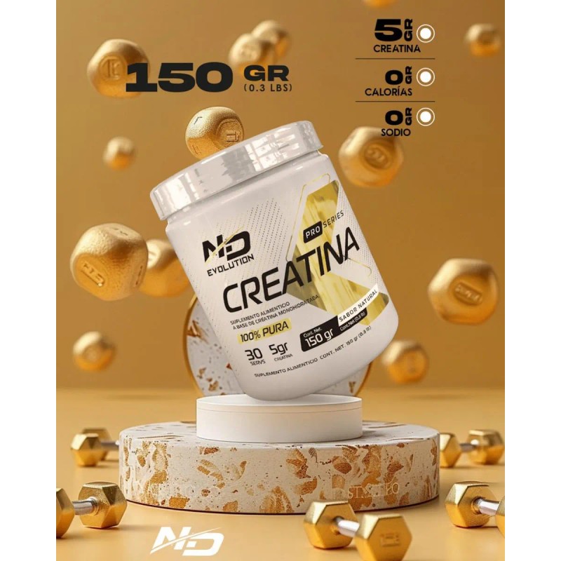 Creatina Pro Series 150 Grs Natural 30 Serv Nd Evolution
