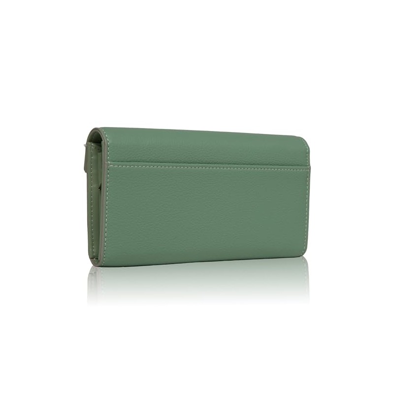 Legato Largo LJ-X0163 Long Wallet, Walnut Botan, MGR, One size