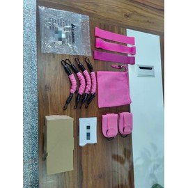 Yolispa 10pcs Widerstand Bands Set Workout Tubes Übung elastische Bänder mit Knöchelriemen und Tragetasche für Fitness- Workout zu Hause Gym