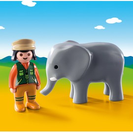 PLAYMOBIL 9381 Tierpflegerin mit Elefant