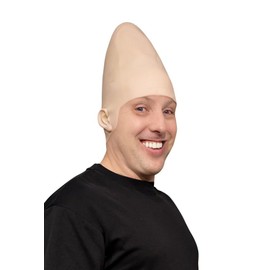 HandinHandCreations Cone Egg Head Alien Bald Guy Movie Cosutme - Cone head - Conehead Costume