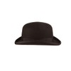 Scala Classico Men's Wool Felt Bowler Hat, Black, Large