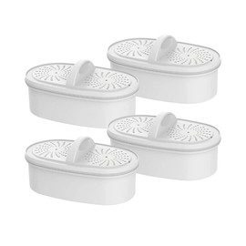 Replacement for All Waterdrop® Pitcher Filtration System, Fits Waterdrop WD-PF-01A Plus, Reduces PFOA/PFOS, Chlorine, Last Up to 3 Months or 200 Gallons (Pack of 4), AQUA CREST