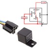 ESUPPORT ESUPPORT Car Relay 12V 40A SPDT 5Pin Switch Socket