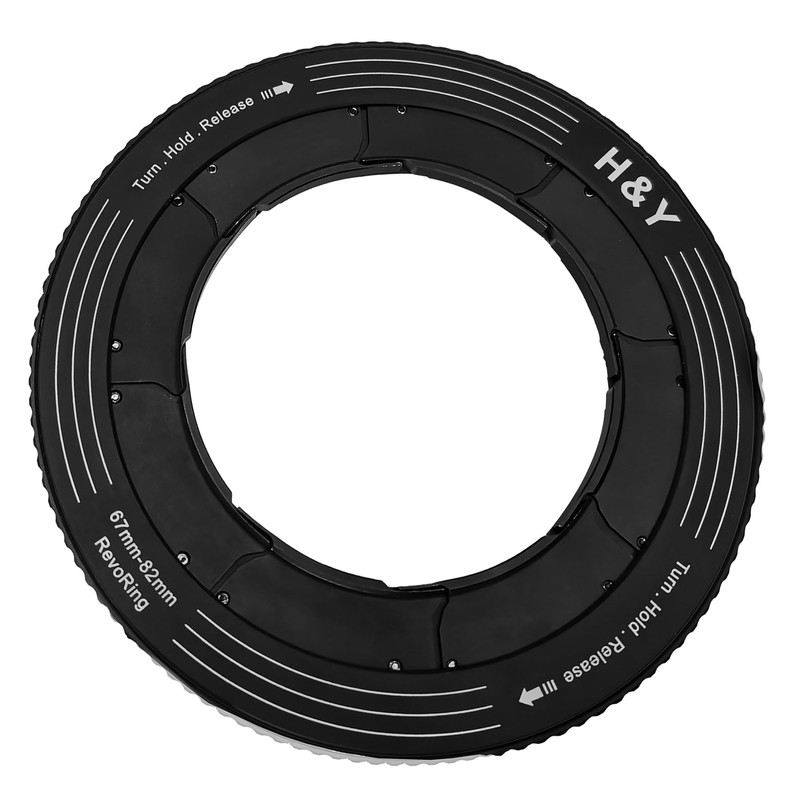 H&Y Step Up Ring REVORING 67-82mm Black Leveling Filter Diameter