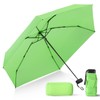 LEAGERA Compact Travel Umbrella with Case - Mini Umbrella for