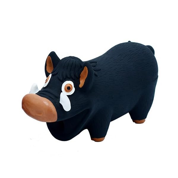 Natural Latex Squeaky Wild Boar Dog Toy | 18cm Durable