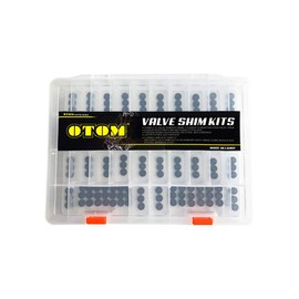 OTOM D7.48mm Thick 1.20-3.50mm Adjustable Valve Shim Kit for CRF 250R/X Kawasaki KX Suzuki RMZ Yamaha YZ 250F WR250F YZ Dirt Bikes (141PCS)