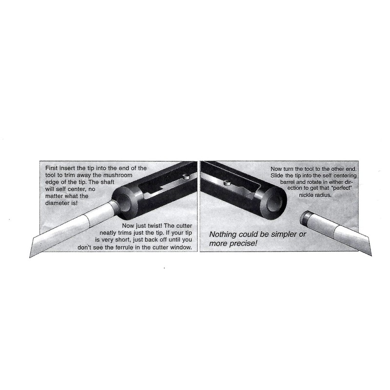 Joe Porper Cut-Rite Cue Tip Shaper/Cutter – 2-in-1 Pool Cue