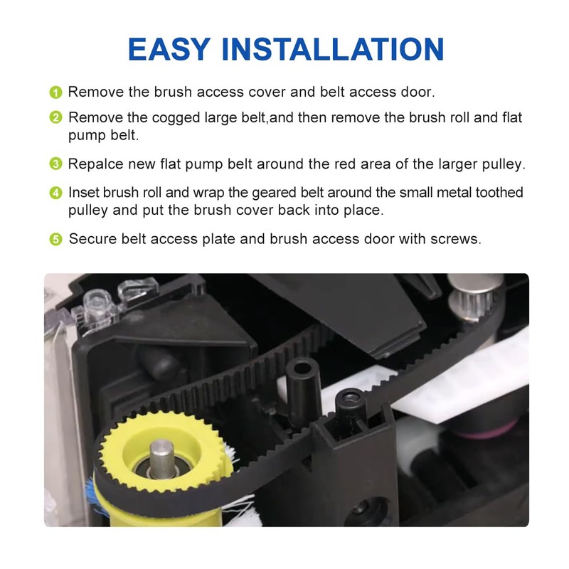 LANMU Replacement Belts Set for Bissell 3071 3067 3072 3109