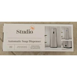STUDIO Automatic Sensor Soap Dispenser By STUDIO 3B Matte Nickel Brand New in Box