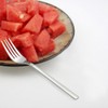 Fiazony Tenedores para postre de, acero inoxidable de, 12 piezas,