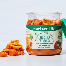 Nurture Life Baby Stage 3 Finger Food - Shell Bolognese with Carrots - Made Fresh