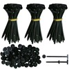 MXZWOC 150PCS Nylon Universal Cable Tie Buckle – Heavy Duty