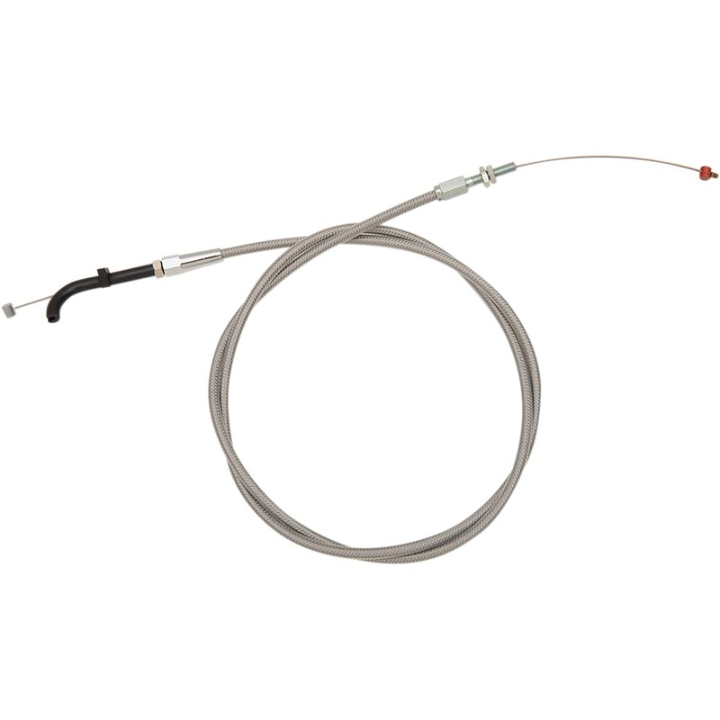 Barnett Performance Products 102-30-40016-8 - Stainless Clear-Coated Idle Cable (+8