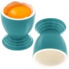 vibedor 2 Pcs Colorful Ceramic Egg Cups Caribbean