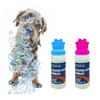 Truoli Pack of 2 Scented Dog Bubbles, Beef and Peanut