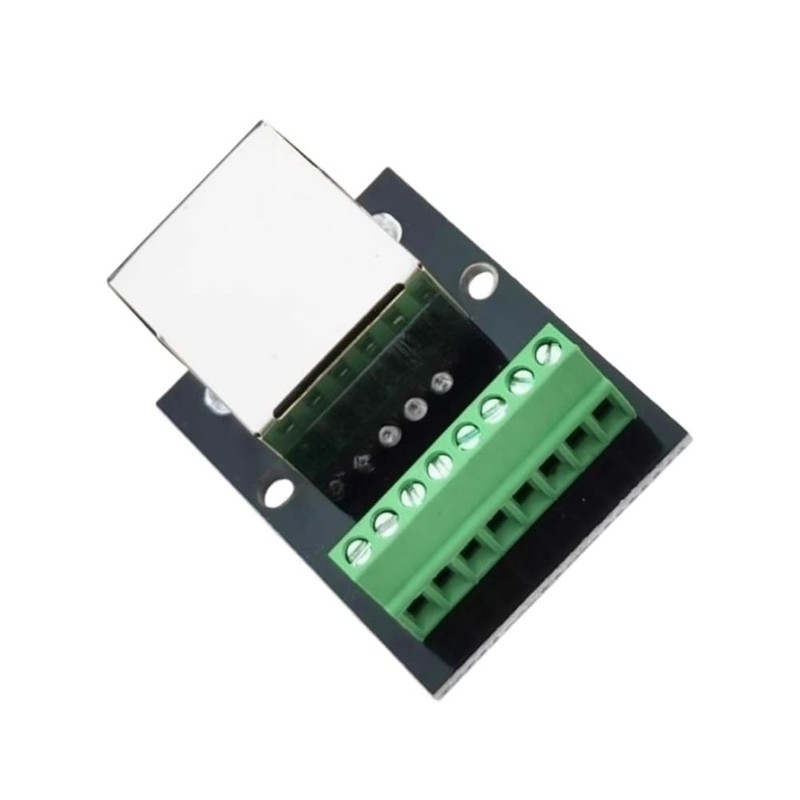 PENGLIN 2PCS RJ45 Ethernet Single Female Adapter,2.54mm Pitch Shielded RJ45