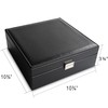 Frebeauty Earring Holder Organizer, 50 Slots Earring Organizer,2 Layer Jewelry