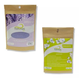 Termas Sales Pedicure Jelly Spa Termas Paso 1 Y 2 Lavanda 50g