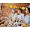 AK Giftshop Daffodil Flower Easter Bunting Party Decorations - 12pcs