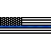 Own THIN BLUE LINE POLICE SUPPORT AMERICAN FLAG PICKUP TRUCK