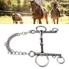 Stainless Steel Horse Pelham Bit Gnaw Resistant Ease of Control