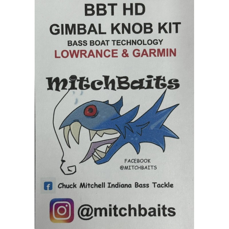 Lowrance, Garmin, Bass Boat Technologies, BBT HD Gimbal Knob Theft