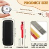 Hiboom Carpenter Pencils with Retractable Holder, Deep Hole Marker Construction