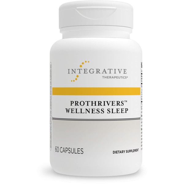 Integrative Therapeutics ProThrivers Wellness Sleep - Sleep Supplement with Melatonin, Magnesium Bisglycinate, L-Theanine and Magnolia* - Gluten Free - Dairy Free - Vegan - 60 Capsules