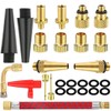 WeddHuis 27 Pcs Bicycle Valve Adapter High Quality Valve Adapter