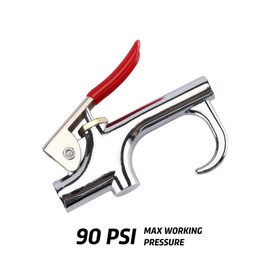 Uvbws Heavy Duty Truck Air Seat Blow Gun Kit，1/4 Inch NPT X 11.5 Feet Nylon Coil Air Hose，Lever Air Blow Gun with 2 Nozzle