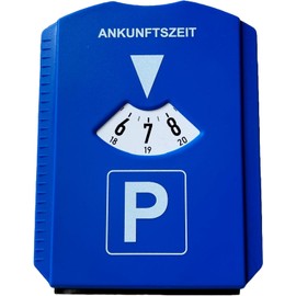 VZL Parking Disc & Ice Scraper Combo – Winter Parking Clock with Shopping Trolley Token & Disc Scratcher