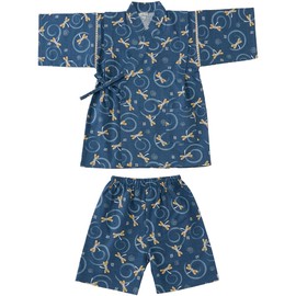 Red Pony Southern Cross Set Baby Jinbei, Running Water Dragonfly (21), 35.4 inches (90 cm), Running Water Dragonbocon (21)