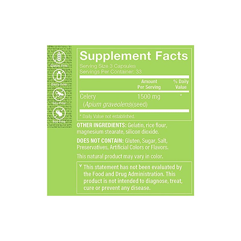 The Vitamin Shoppe The Vitamin Shoppe Celery Seed 1,500MG, Herbal
