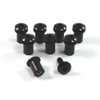 Speedy Fasteners Black Aluminium Motorcycle Wind Screen Windshield Bolts Washers