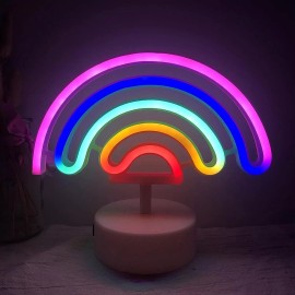 NEON RAINBOW LAMP GREAT FOR ANY ROOM DECORATIVE NIGHT LIGHT DECOR