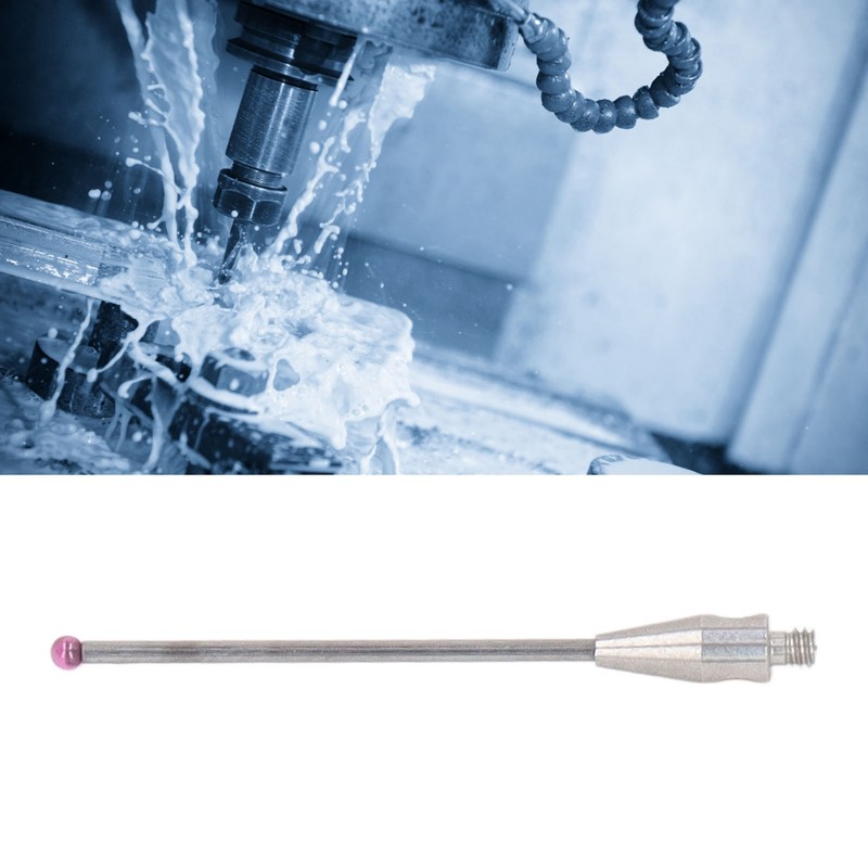 CMM Touch Probe Stylus Red Wear Resistant Ball Tungsten Carbide